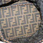 FENDI Zucca Canvas Vanity Pouch Brown Blackfm3154