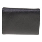 PRADA Wallet Safiano leather Black  fm3191