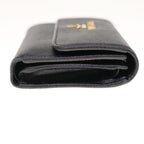 PRADA Wallet Safiano leather Black  fm3191
