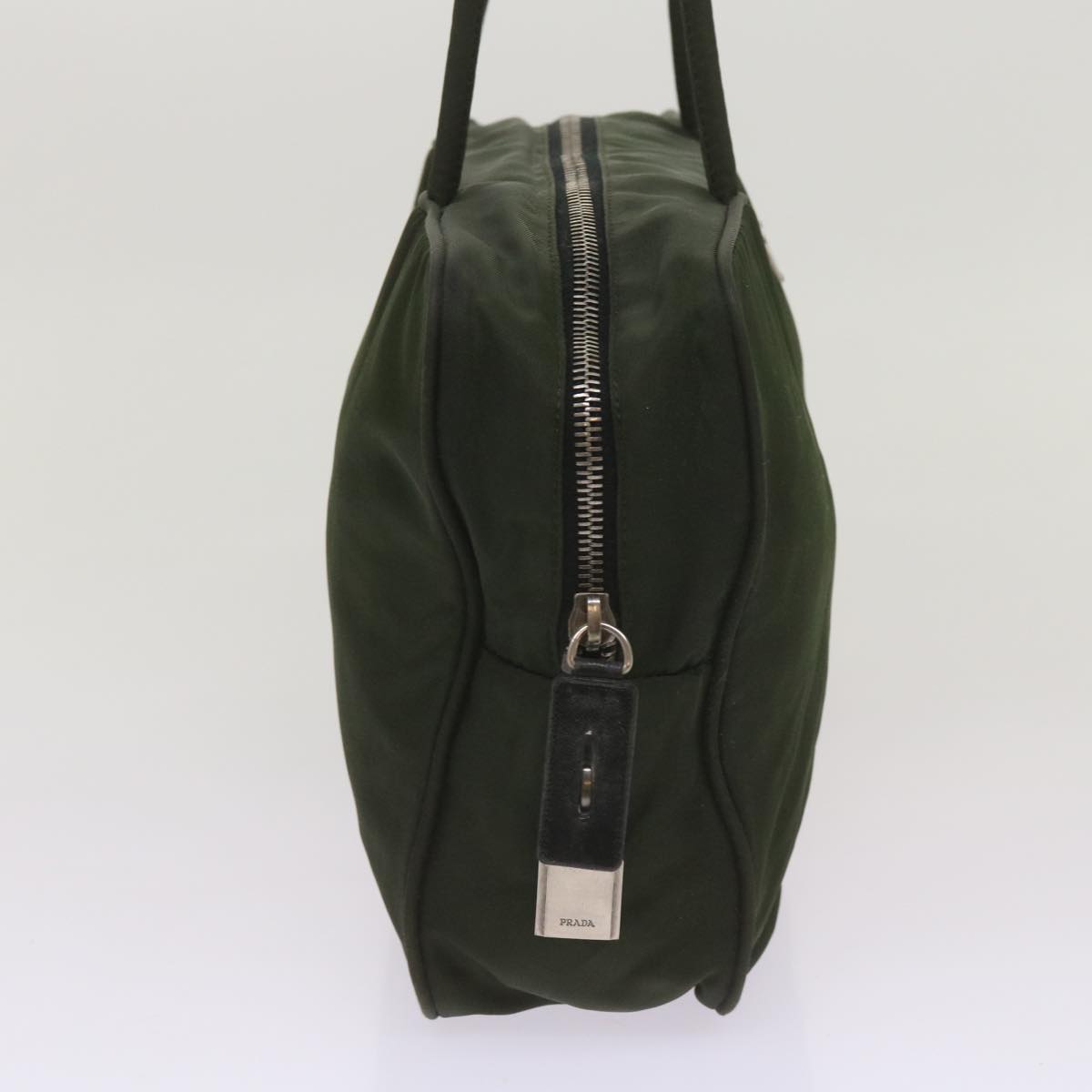 PRADA Shoulder Bag Nylon Khaki  fm3219
