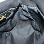 FENDI Mamma Baguette Shoulder Bag Suede Blackfm3241