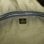 FENDI Zucca Canvas Hand Bag Black Brownfm3243