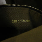 FENDI Zucca Canvas Hand Bag Black Brownfm3243