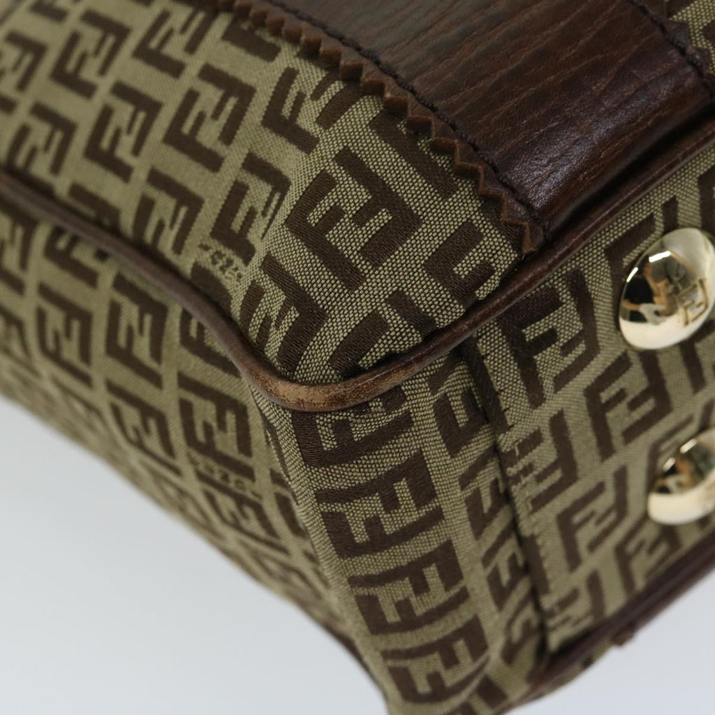 FENDI Zucchino Canvas Tote Bag Beigefm3244