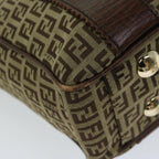 FENDI Zucchino Canvas Tote Bag Beigefm3244