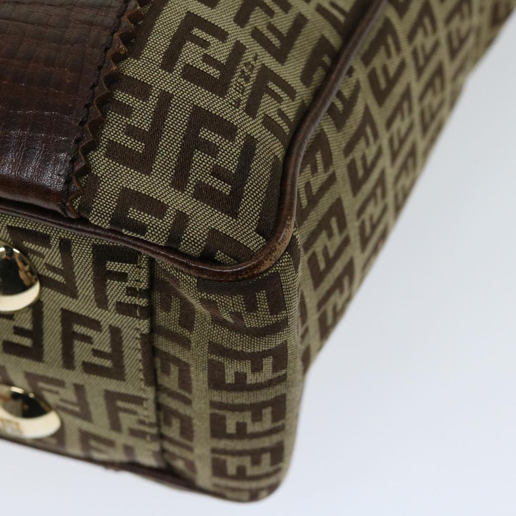 FENDI Zucchino Canvas Tote Bag Beigefm3244