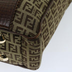 FENDI Zucchino Canvas Tote Bag Beigefm3244