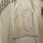FENDI Zucchino Canvas Tote Bag Beigefm3244