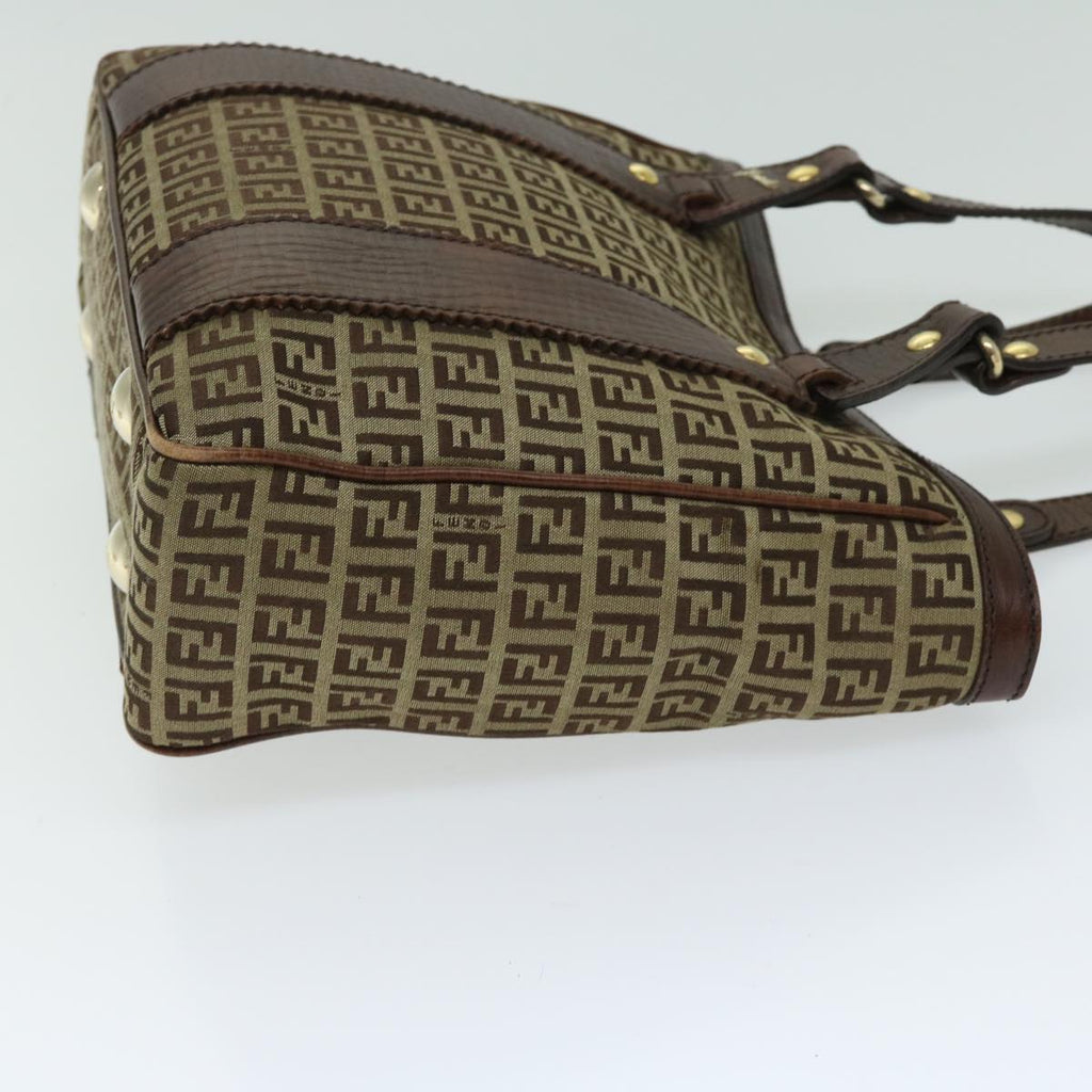 FENDI Zucchino Canvas Tote Bag Beigefm3244