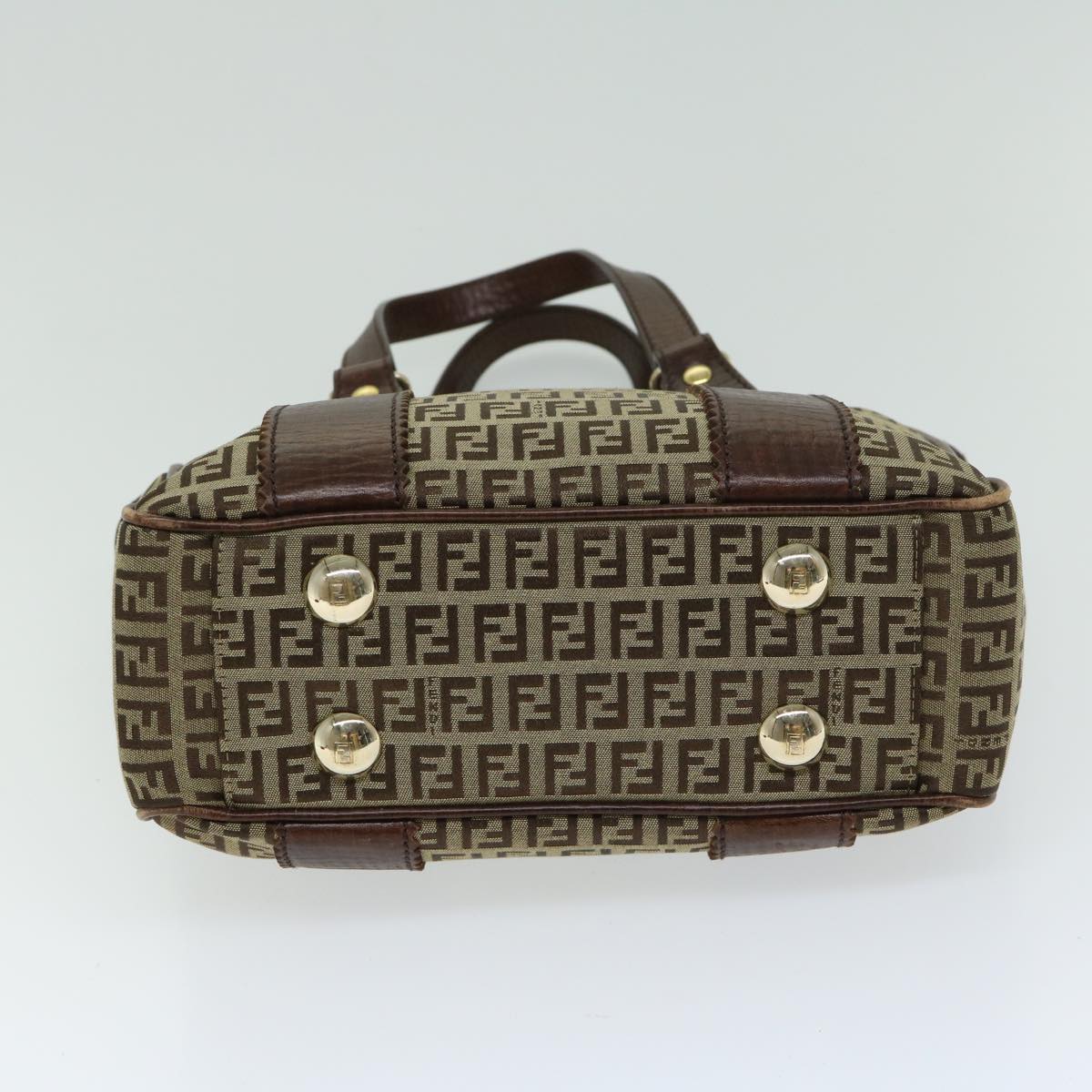 FENDI Zucchino Canvas Tote Bag Beigefm3244