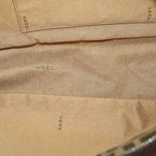FENDI Zucca Canvas Shoulder Bag Black Brownfm3246