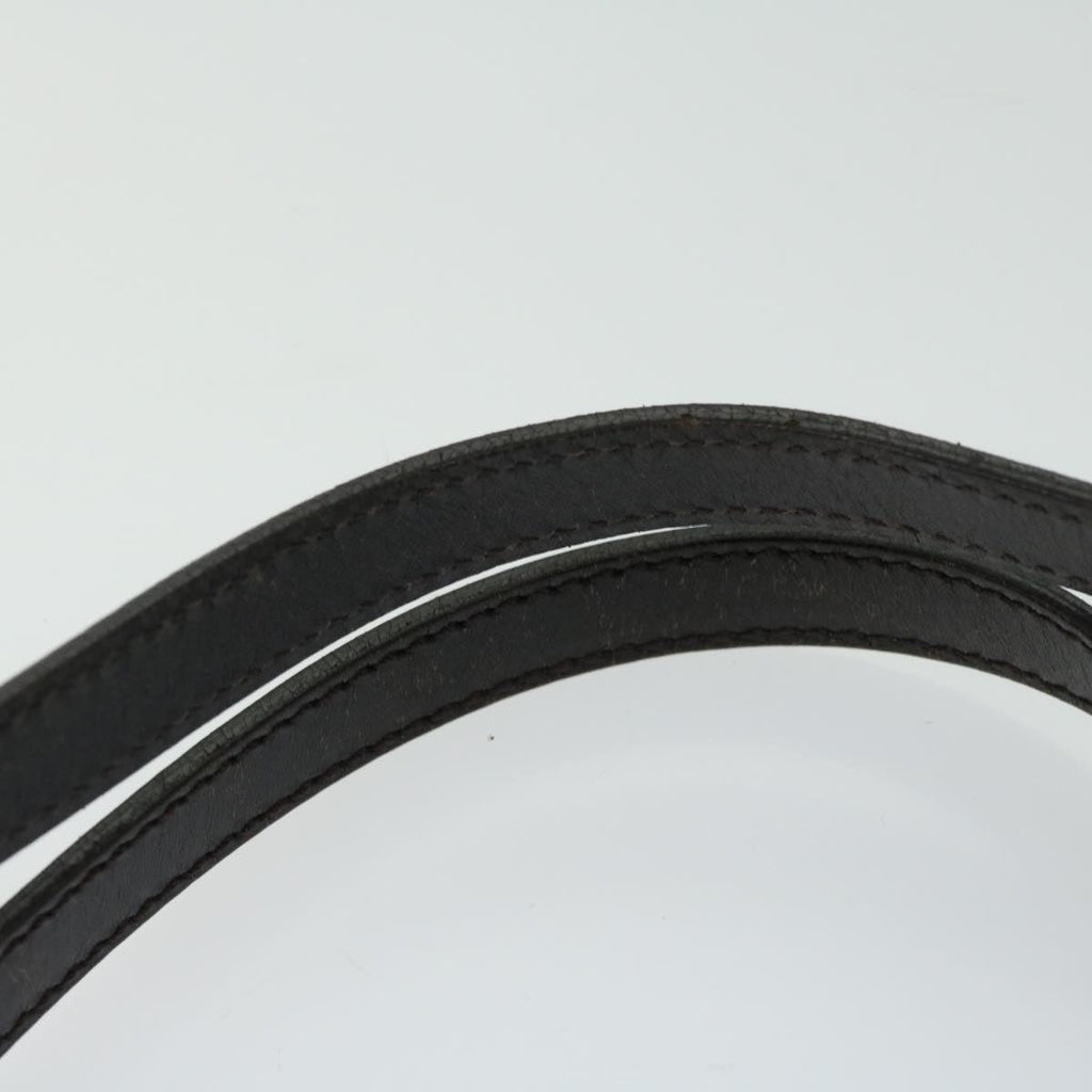 FENDI Zucca Canvas Shoulder Bag Black Brownfm3246