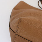 FENDI Celeria Carla Tote Bag Leather Brownfm3285
