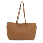 FENDI Celeria Carla Tote Bag Leather Brownfm3285