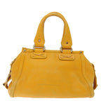 CELINE Hand Bag Leather Yellow  fm3342