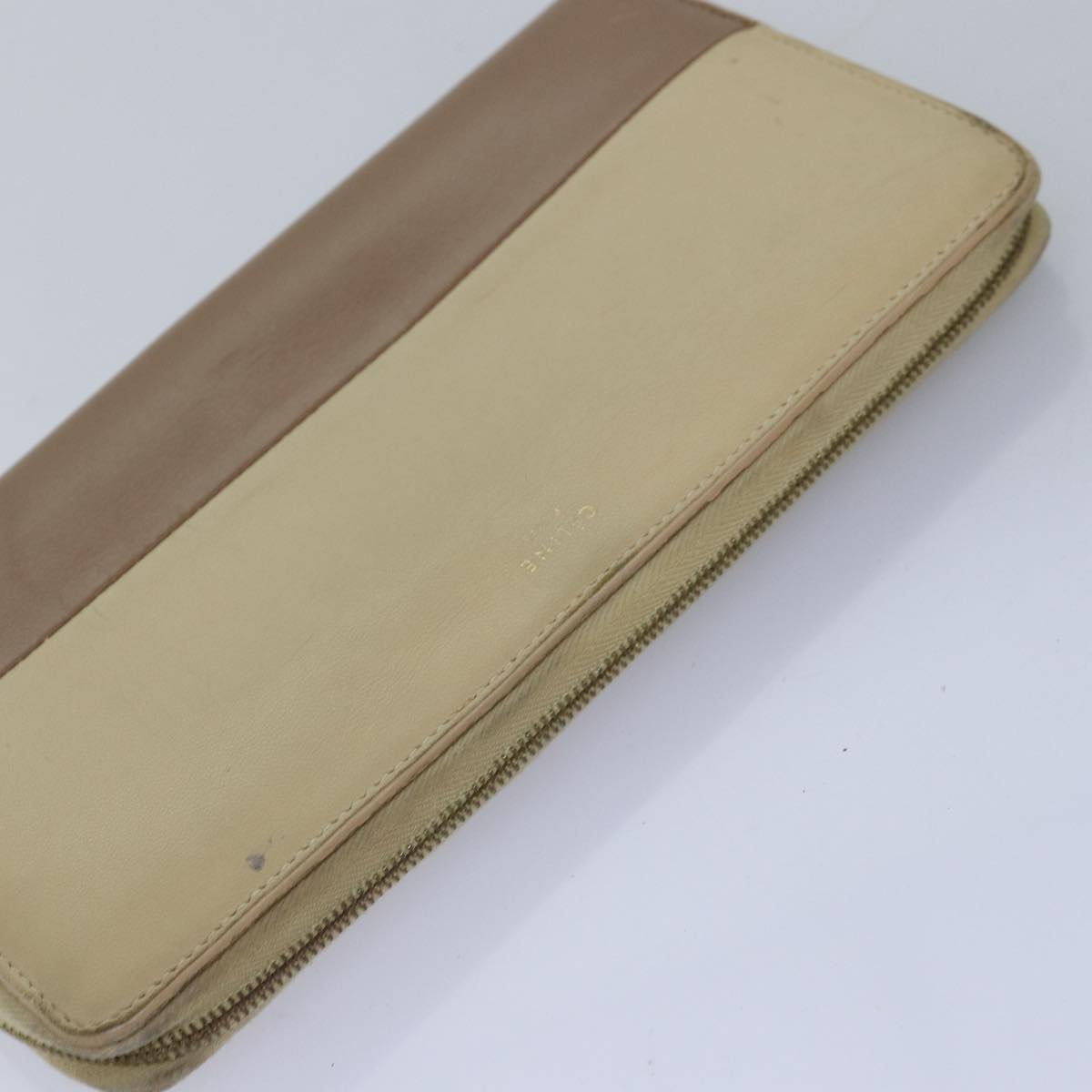 CELINE Macadam Canvas Wallet Leather 5Set Brown Pink beige  fm3438