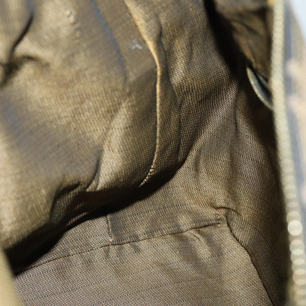 FENDI Zucca Canvas Hand Bag Black Brownfm3460