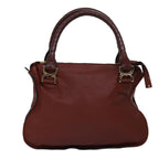 Chloe Mercy Shoulder Bag Leather 2way Brown fm3462