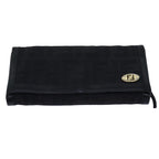 FENDI Zucca Canvas Wallet Leather 6Set Black Brownfm3475
