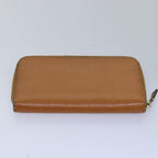 FENDI Zucca Canvas Wallet Leather 6Set Black Brownfm3475