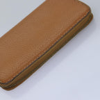 FENDI Zucca Canvas Wallet Leather 6Set Black Brownfm3475