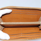 FENDI Zucca Canvas Wallet Leather 6Set Black Brownfm3475