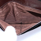 FENDI Zucca Canvas Wallet Leather 6Set Black Brownfm3475