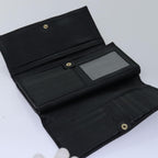 FENDI Zucca Canvas Wallet Leather 6Set Black Brownfm3475