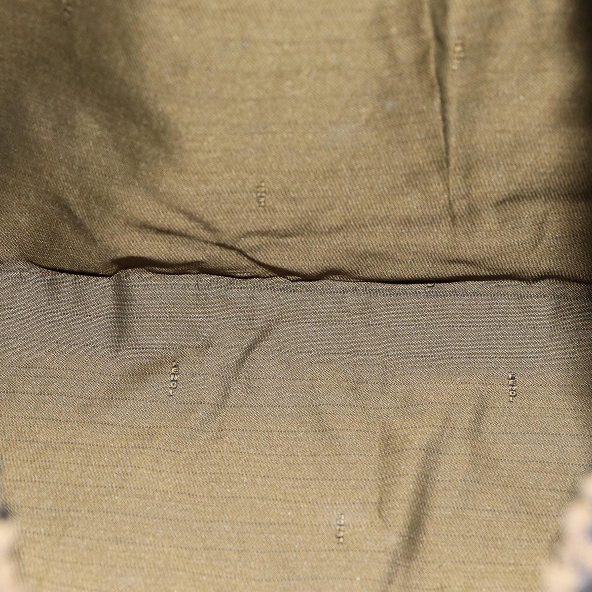 FENDI Zucca Canvas Purse Shoulder Bag Brown Blackfm3526