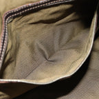 FENDI Zucca Canvas Purse Shoulder Bag Brown Blackfm3526