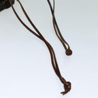 FENDI Zucca Canvas Purse Shoulder Bag Brown Blackfm3526