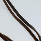 FENDI Zucca Canvas Purse Shoulder Bag Brown Blackfm3526