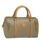 CELINE Macadam Canvas Boston Bag Beige  fm3561