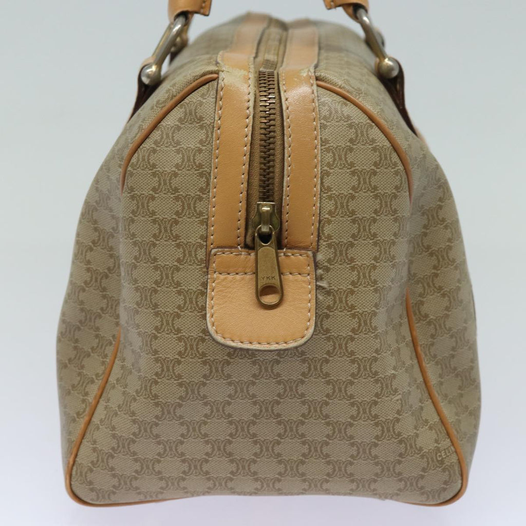 CELINE Macadam Canvas Boston Bag Beige  fm3561