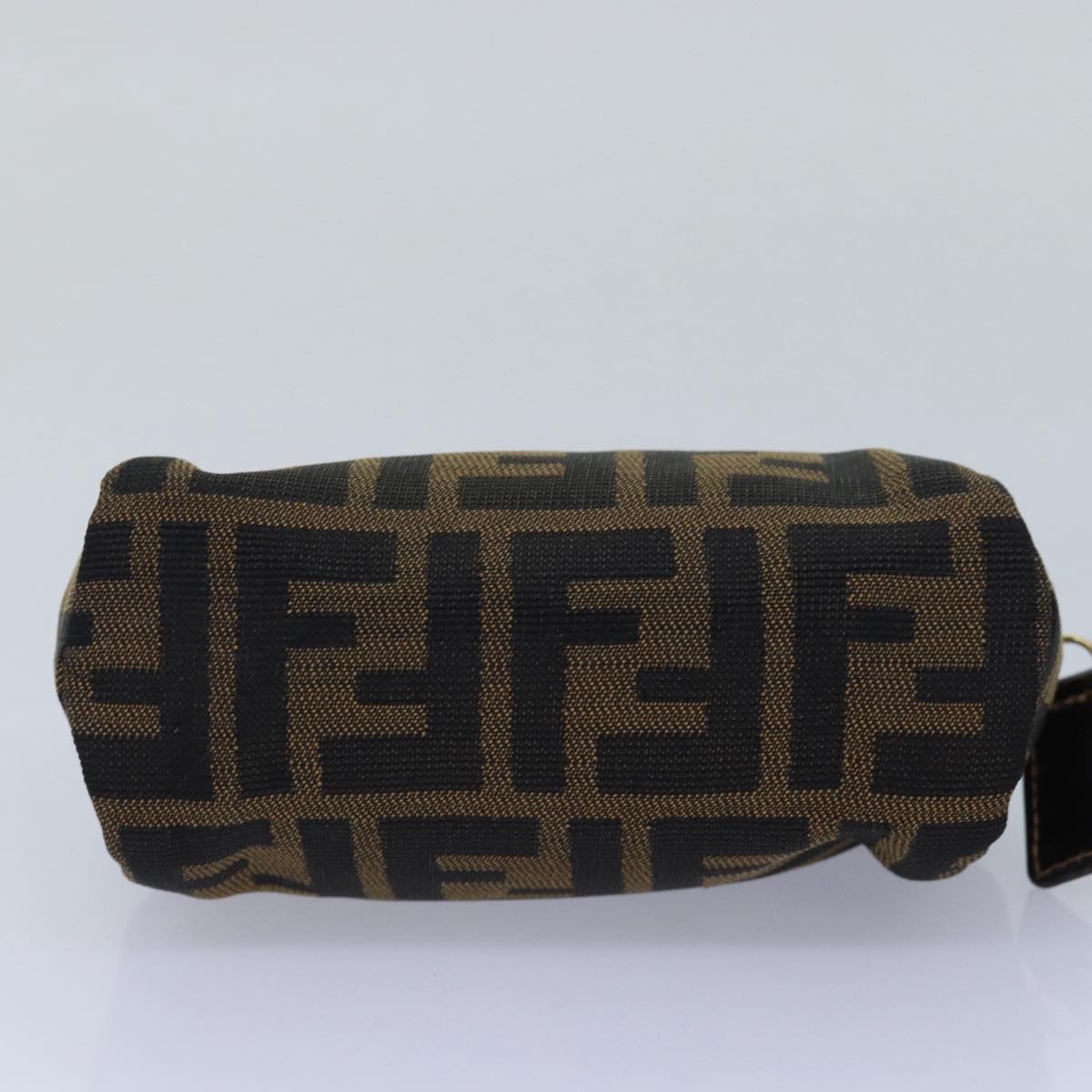 FENDI Zucca Canvas Pouch Brownfm3578