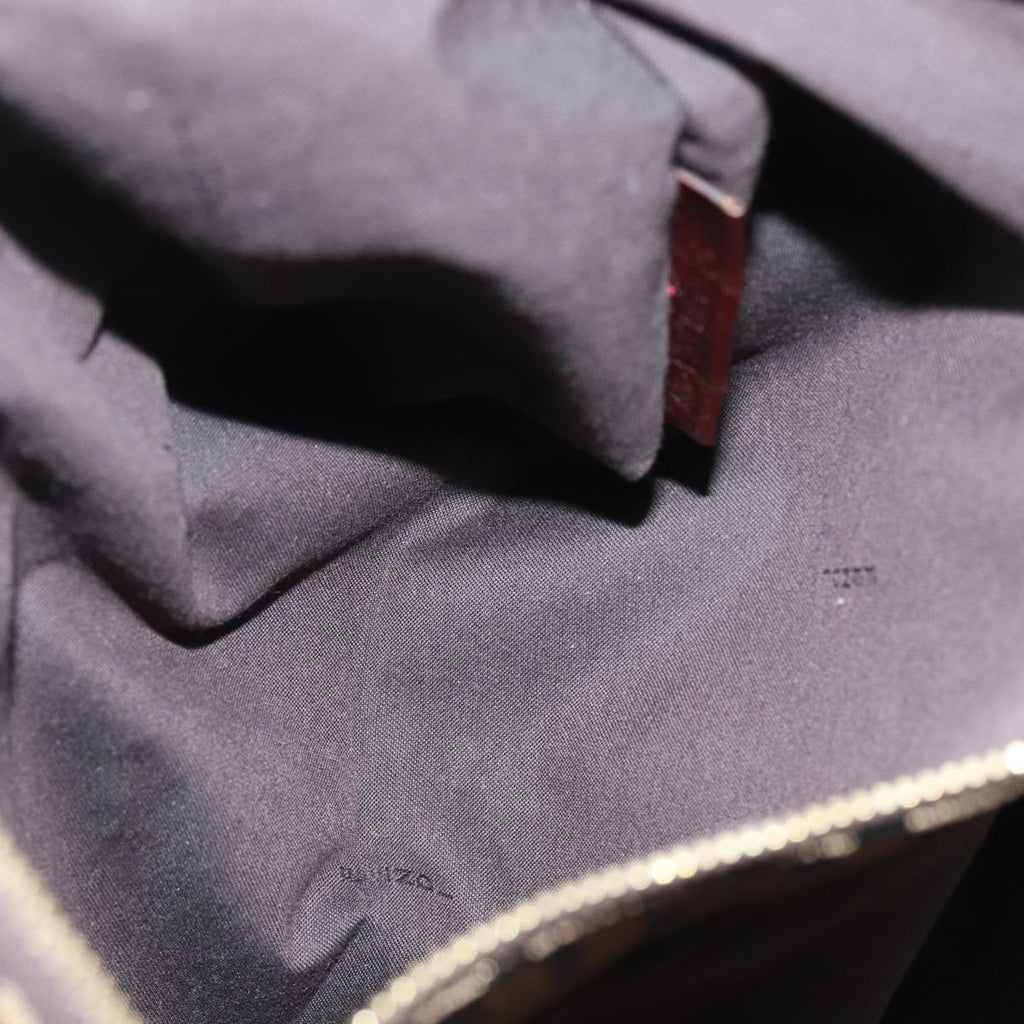 FENDI Zucca Canvas Chain Hand Bag Goldfm3589