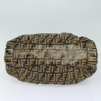 FENDI Zucca Canvas Chain Hand Bag Goldfm3589