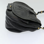 Chloe Shoulder Bag Leather Black fm3654