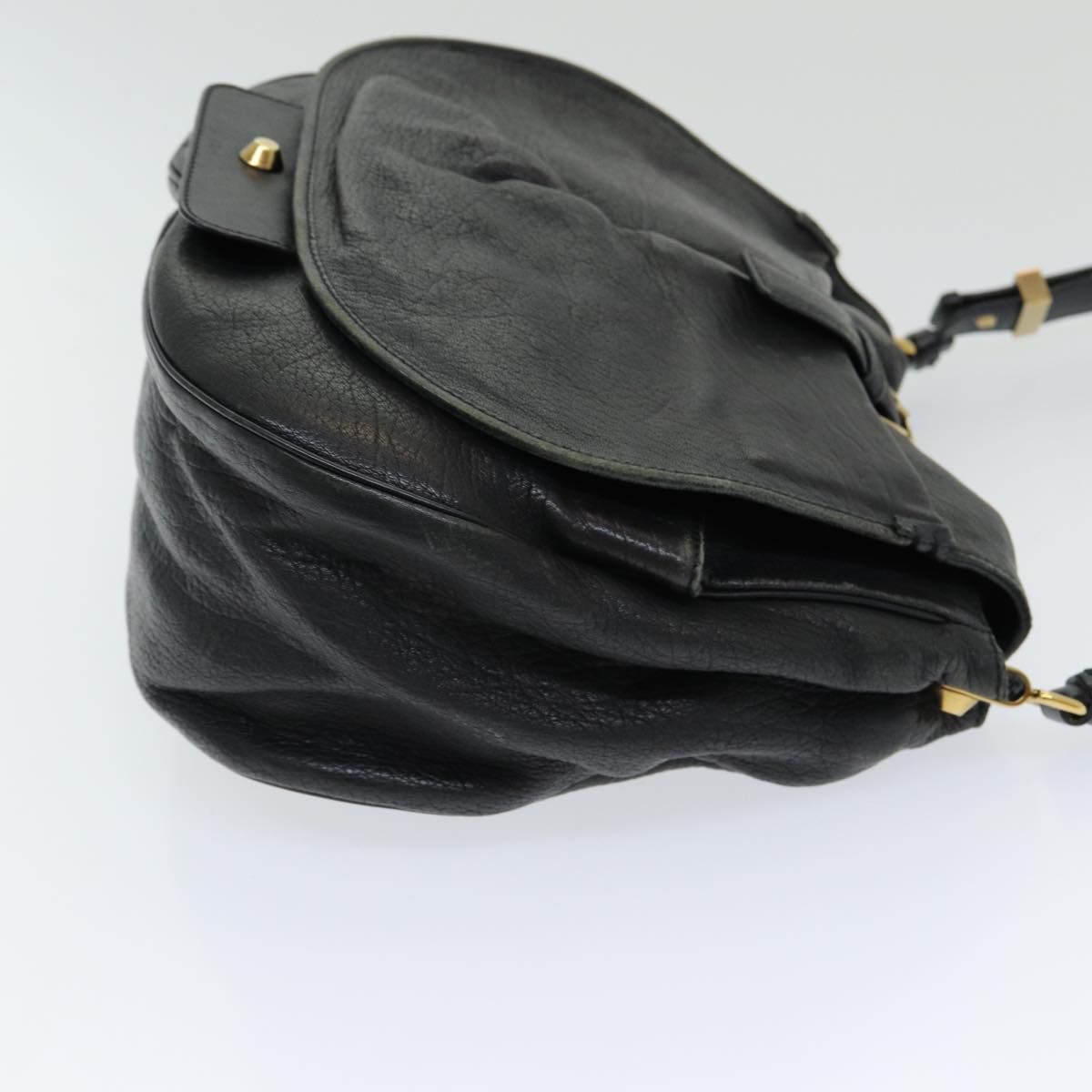Chloe Shoulder Bag Leather Black fm3654