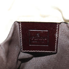 FENDI Canvas Shoulder Bag Beigefm3657