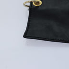 FENDI Zucca Canvas Shoulder Bag Leather Black Goldfm3729
