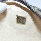 FENDI Zucca Canvas Pouch Brown Black Silverfm3759