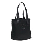 FENDI Tote Bag Nylon Silver Blackfm3779