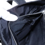 FENDI Tote Bag Nylon Silver Blackfm3779