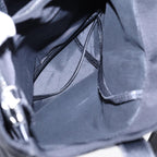 FENDI Tote Bag Nylon Silver Blackfm3779