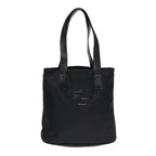 FENDI Tote Bag Nylon Silver Blackfm3779