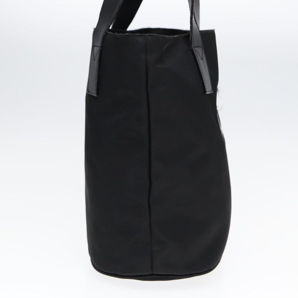 FENDI Tote Bag Nylon Silver Blackfm3779
