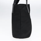 FENDI Tote Bag Nylon Silver Blackfm3779