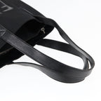 FENDI Tote Bag Nylon Silver Blackfm3779