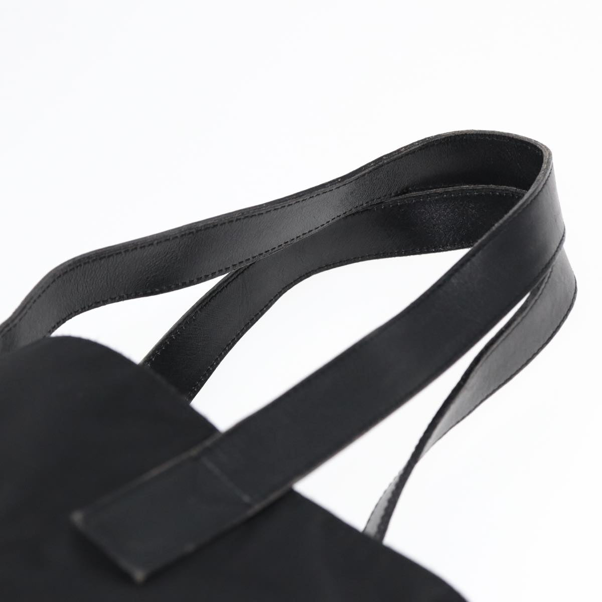 FENDI Tote Bag Nylon Silver Blackfm3779
